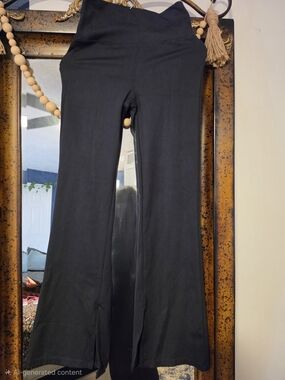 Balance Collection Black Flared Leggings